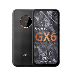 Мобільний телефон GIGASET GX6 IM TITANIUM BLACK (захист за військовим стандартом MIL-STD-810H + IP68) зі змінним акумулятором