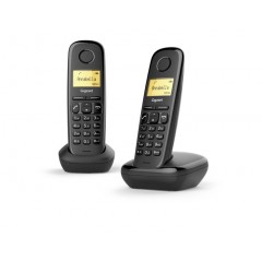 Радіотелефон DECT GIGASET A170 DUO BLACK (L36852H2802S301)